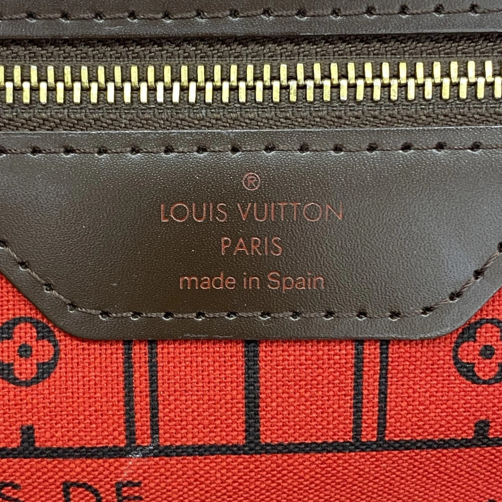 LOUIS VUITTON Brown Damier Neverfull MM Tote Bag - Picture 5 of 11